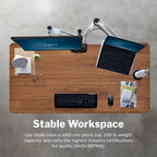 Electric Standing Desk 60x30 Memory Presets Studio-4