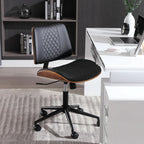 Office Chair Black 360 Swivel Ergonomic Desk Chair-3