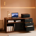 60Inch Filing Cabinet With Adjustable Shelf Storage-0