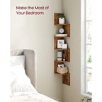 Floating Corner Wall Shelves (5-Tier)-1
