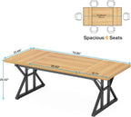 Light walnut executive desk with a black frame