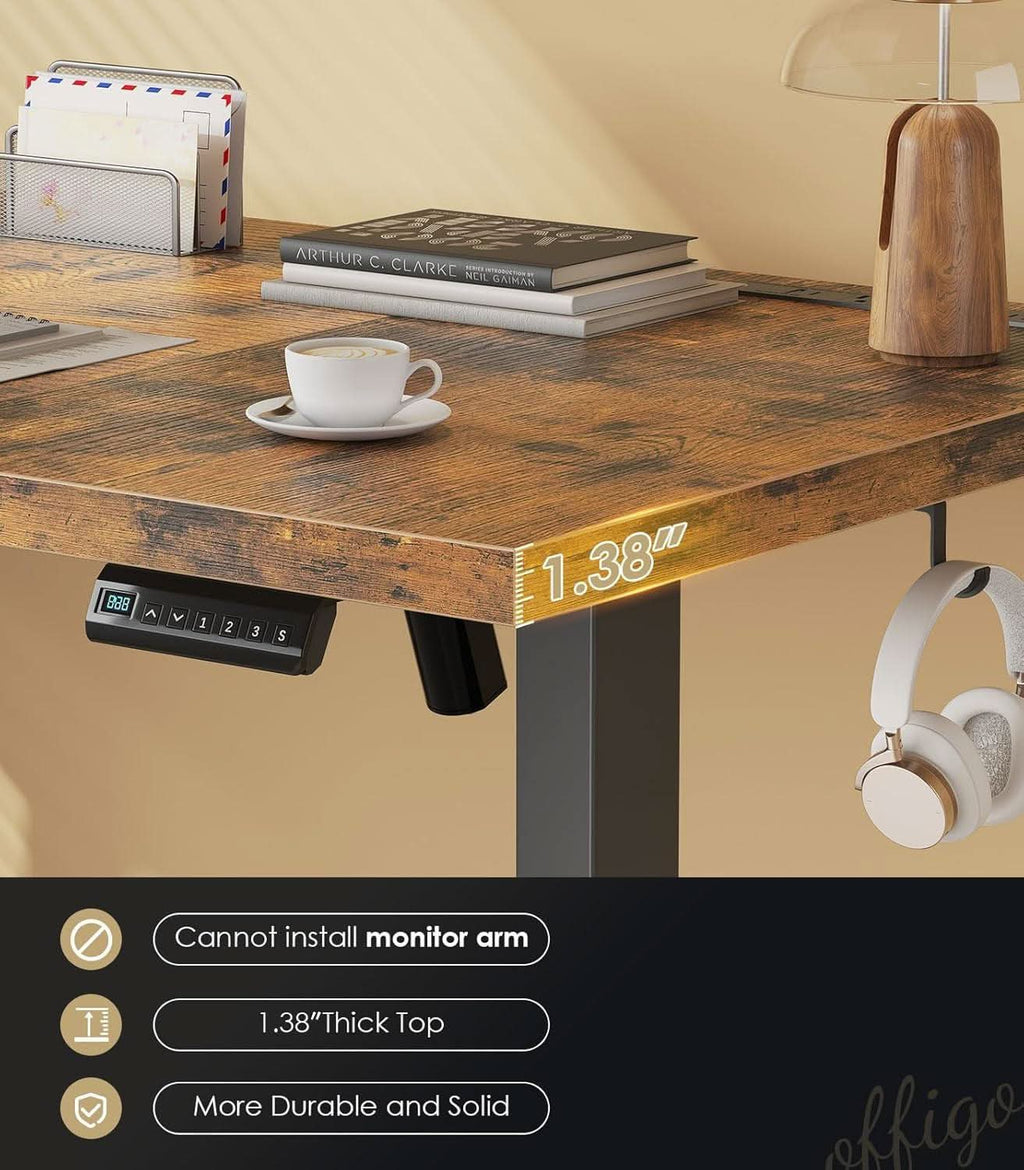 Electric Standing Desk 71 Inch Height Adjustability-3