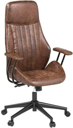 Dark Brown Ergonomic Executive Office Chair Deluxe-4