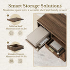 Black Walnut Three Drawer Lateral Filing Cabinet-4