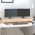 Solid pine monitor riser, one metre long