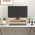 Compact solid pine monitor riser