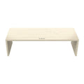 Compact natural wood monitor riser
