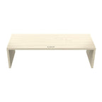 Compact natural wood monitor riser