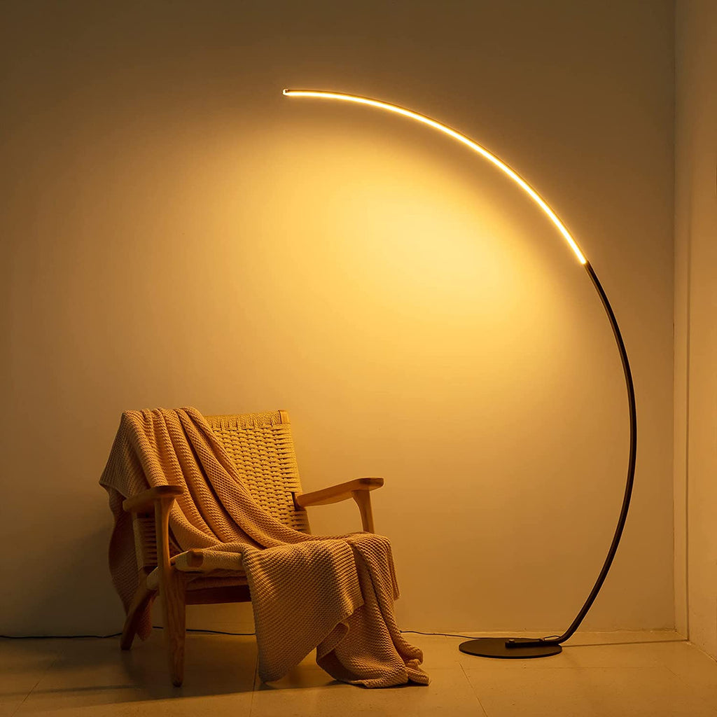 RGBW Curved Floor Lamp-0