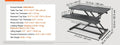 X-Frame Double-Layer Standing Desk Converter - Height Adjustable Sit-to-Stand Desk-5