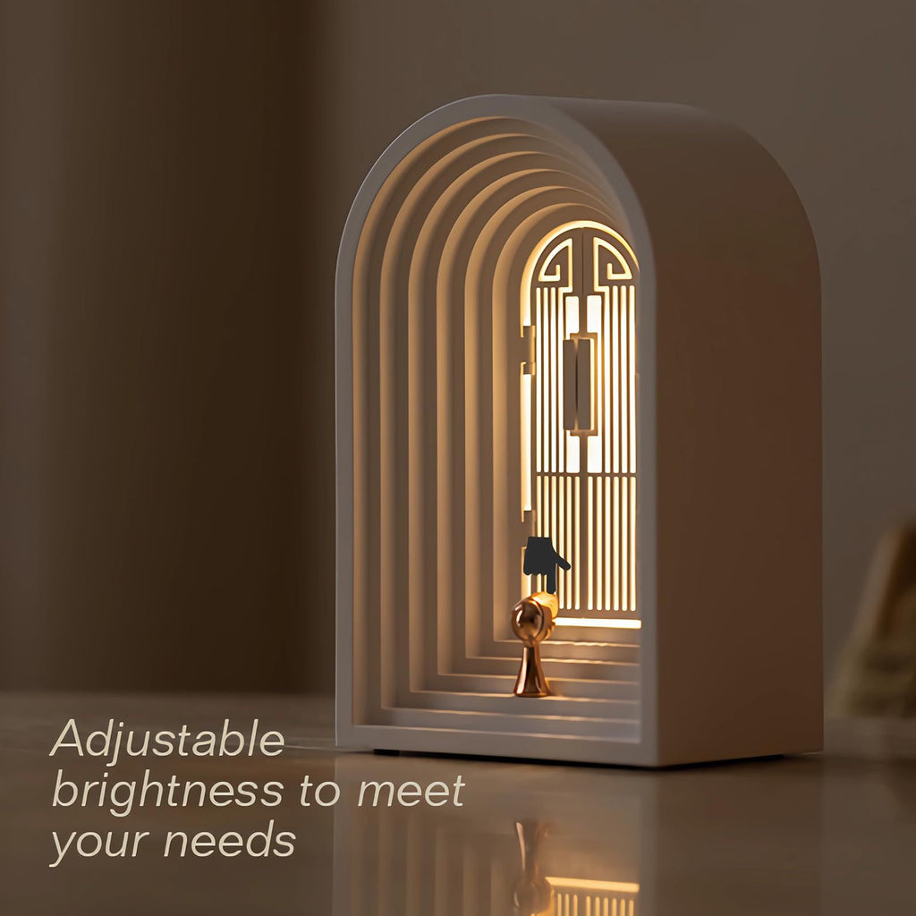 Cordless desk lamp with touch dimming