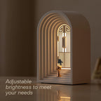 Cordless desk lamp with touch dimming