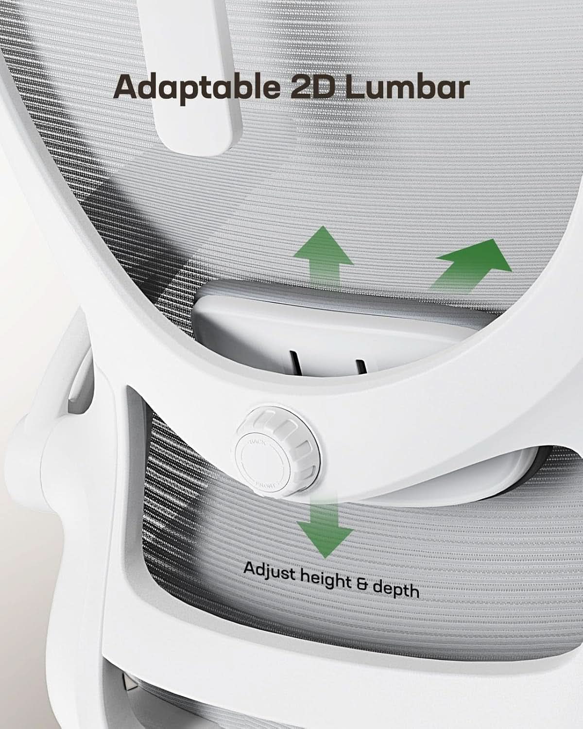 Ergonomic Mesh Office Chair With Adjustable Lumbar Support-3