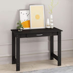 Blackwood writing desk with a single drawer