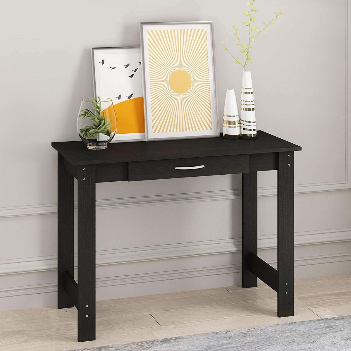 Blackwood writing desk with a single drawer