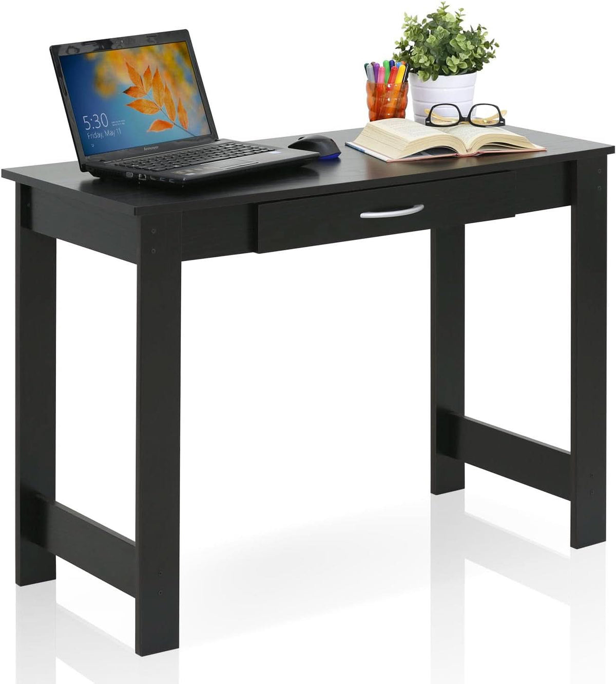 Blackwood writing desk with a single drawer