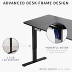 Electric Standing Desk 71x30 Memory Height Adjustment-3