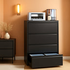 Professional Black Steel Lateral Filing Cabinet Storage-0