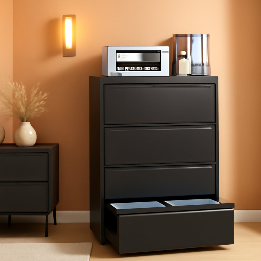 Professional Black Steel Lateral Filing Cabinet Storage-0
