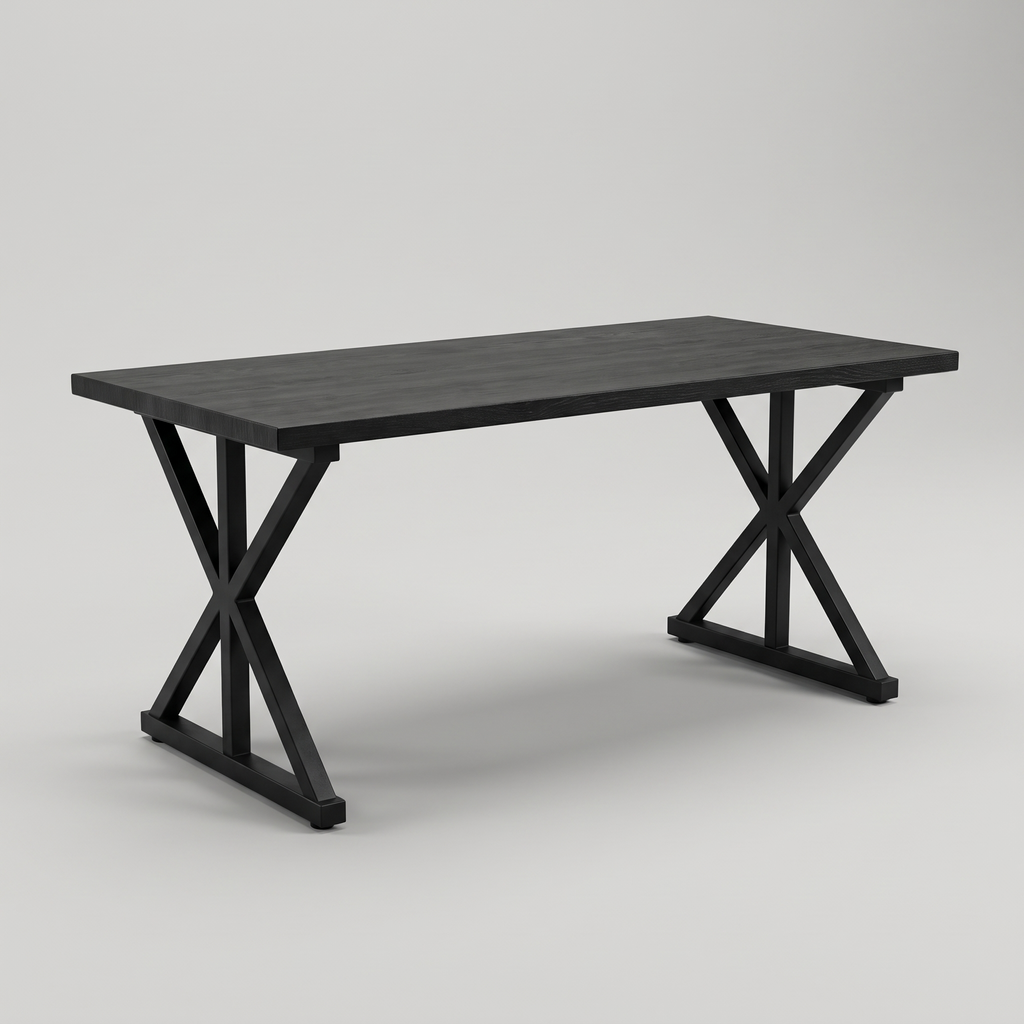 Arden Black Oak Executive Desk 71 inch — product hero shot