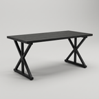 Arden Black Oak Executive Desk 71 inch — product hero shot