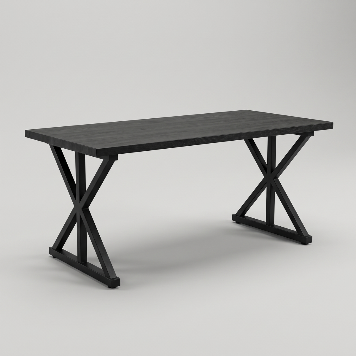 Arden Black Oak Executive Desk 71 inch — product hero shot
