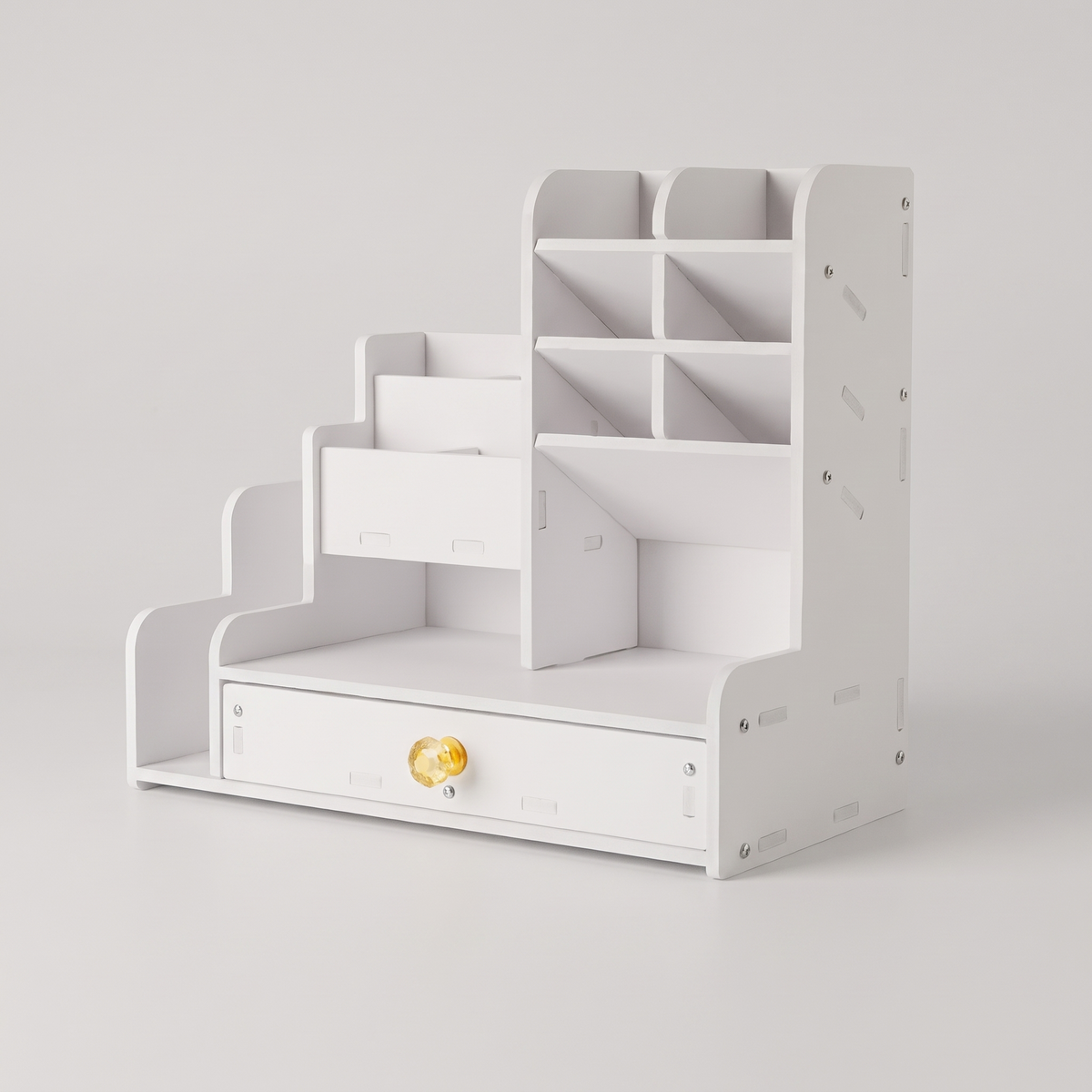 Alba Compact Study Desk with Storage — product hero shot