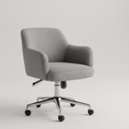 Nova Light Grey Swivel Office Chair — product hero shot