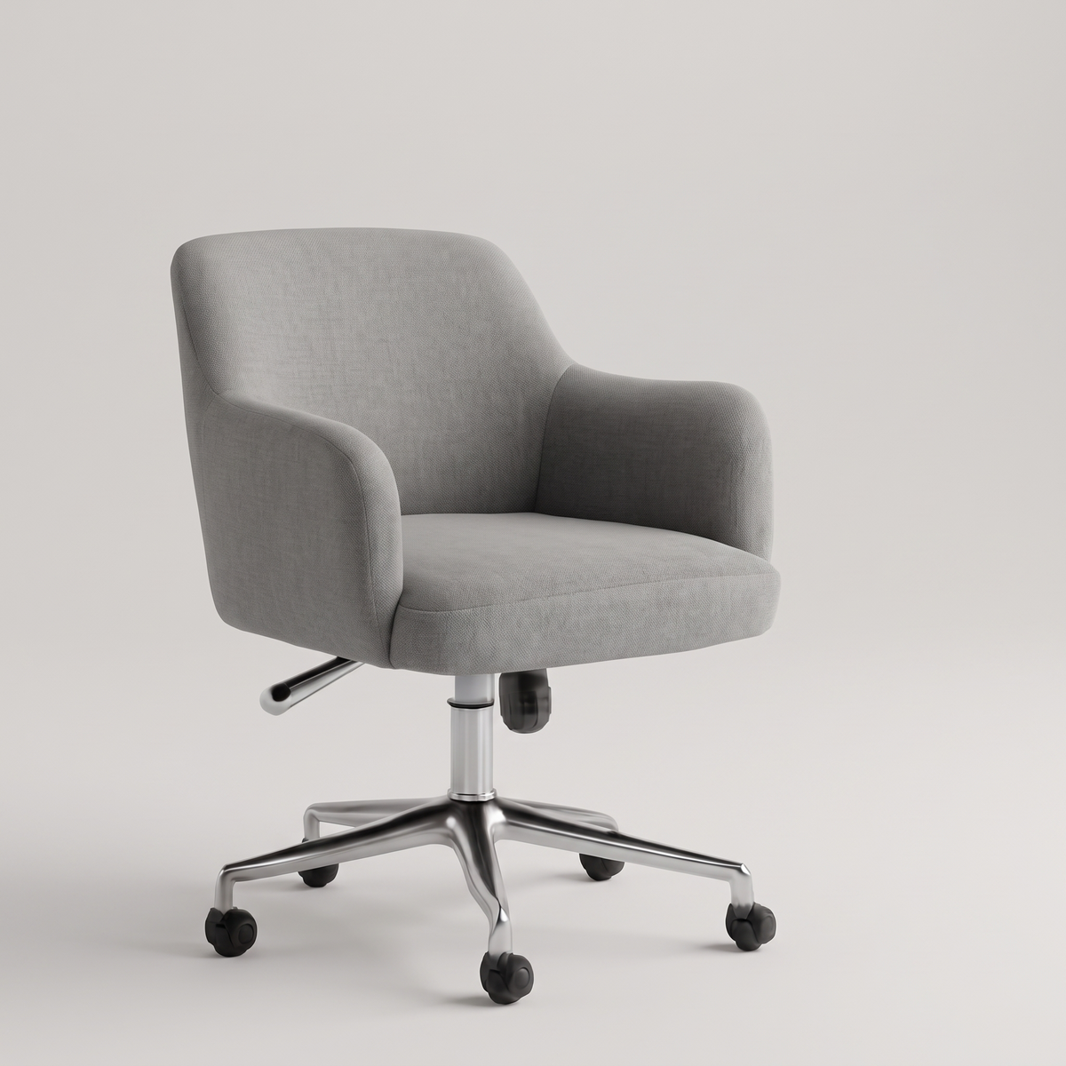 Nova Light Grey Swivel Office Chair — product hero shot