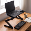Volo Adjustable Vented Laptop Stand — in use on a desk