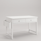 Lucca White Compact Writing Desk 32 inch — product hero shot