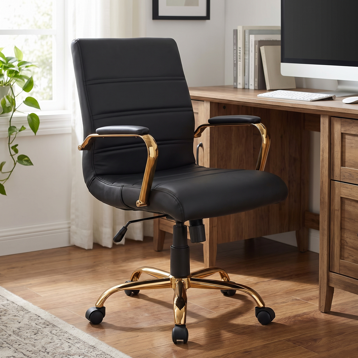 Cortina Executive Office Chair — beside a desk in a home office