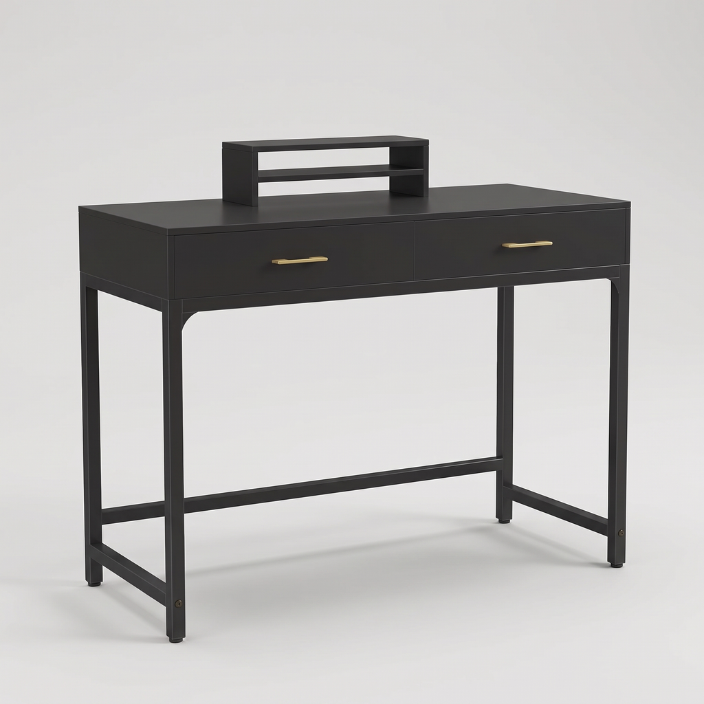 Computer Desk with Detachable Monitor Stand — product hero shot