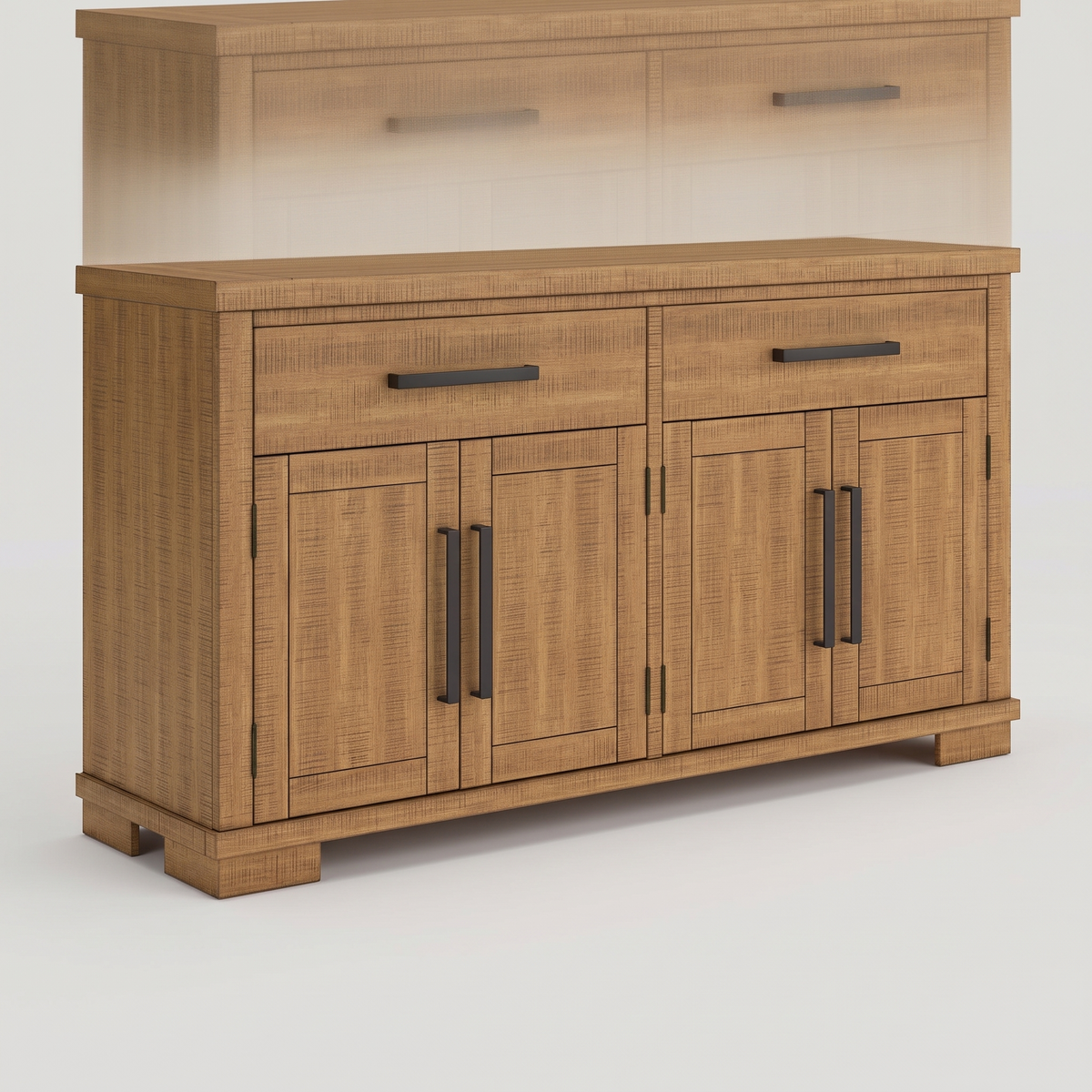 Havonplane Office Credenza, Brown — product hero shot