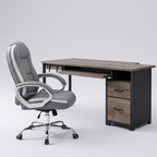 Bergamo Grey Desk and Chair Set 48 inch — product hero shot