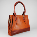 The Signature Leather Laptop Bag, Tan 15 inch — product hero shot