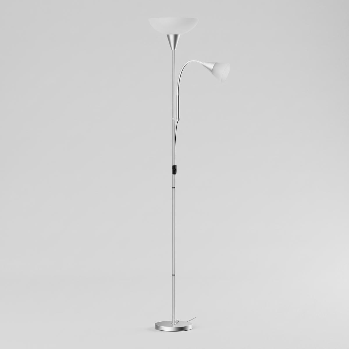 Silver Mother and Child Floor Lamp — product hero shot