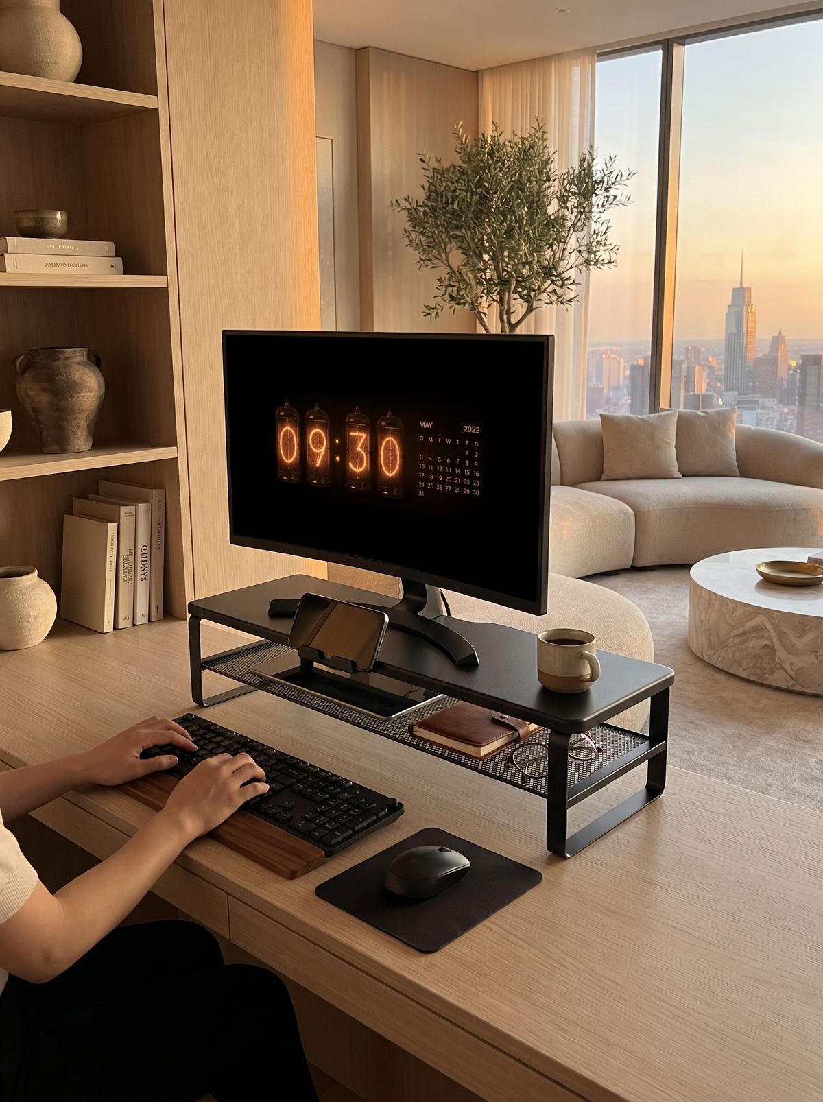 Mesa Dual Level Monitor Riser