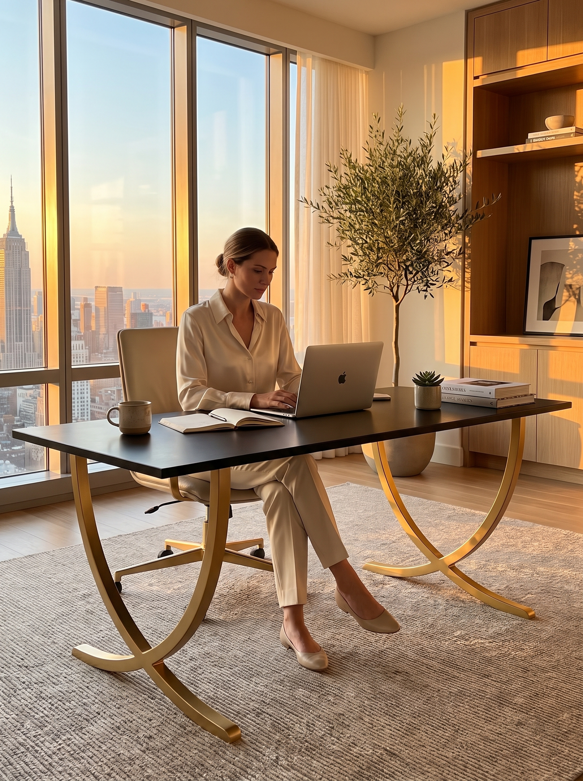 Milano Desk in a home office