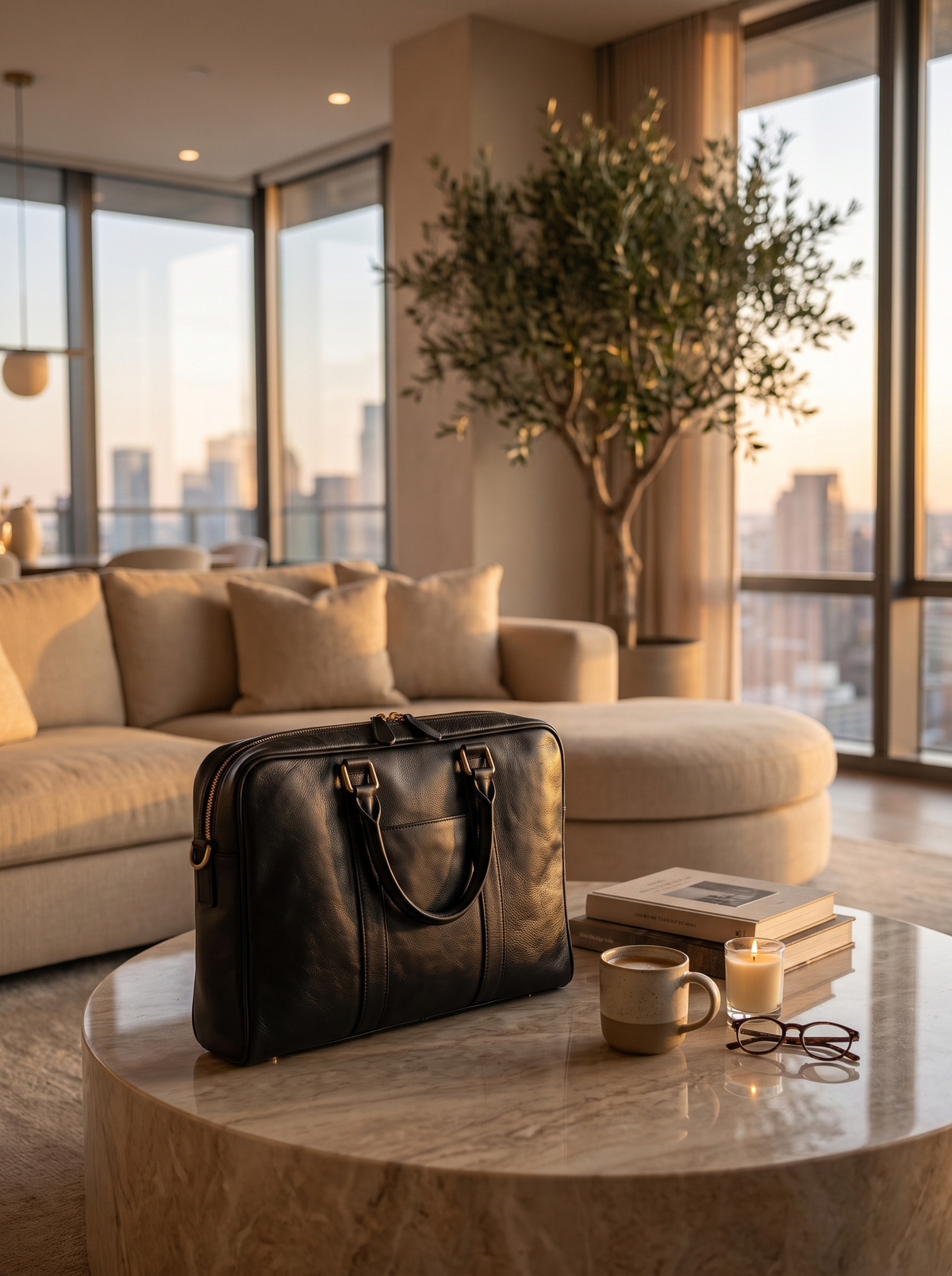 Black Messenger Bag everyday carry