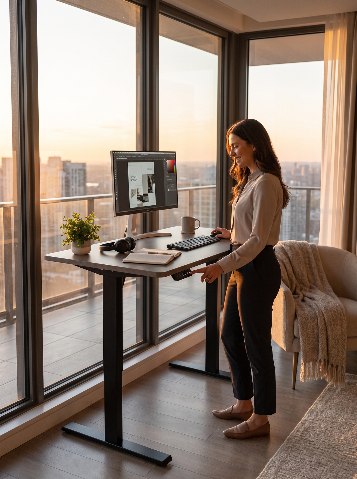 Standing desk memory presets