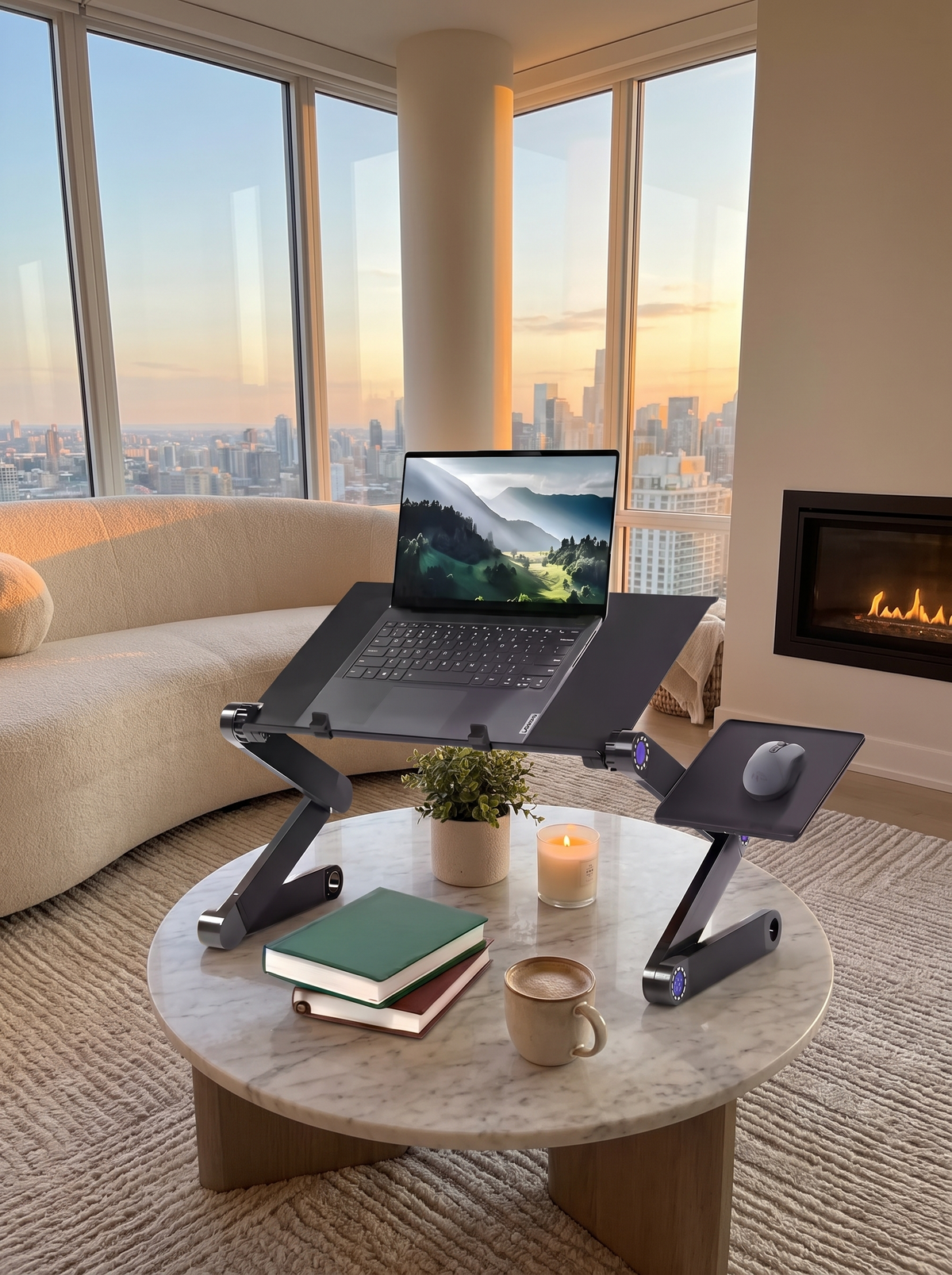 L3 Laptop stand with mouse board