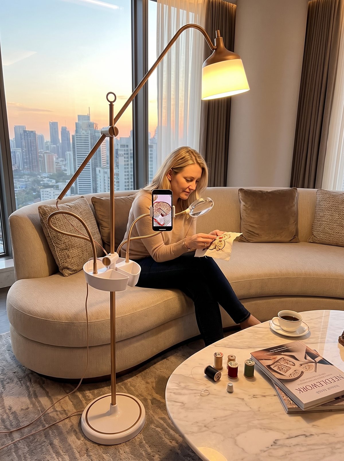 Anita craft floor lamp lifestyle 2