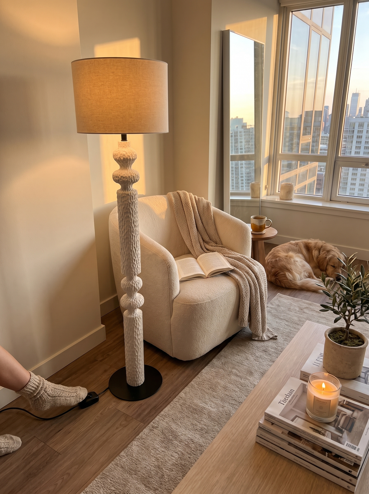 Maltignano boho floor lamp lifestyle 3