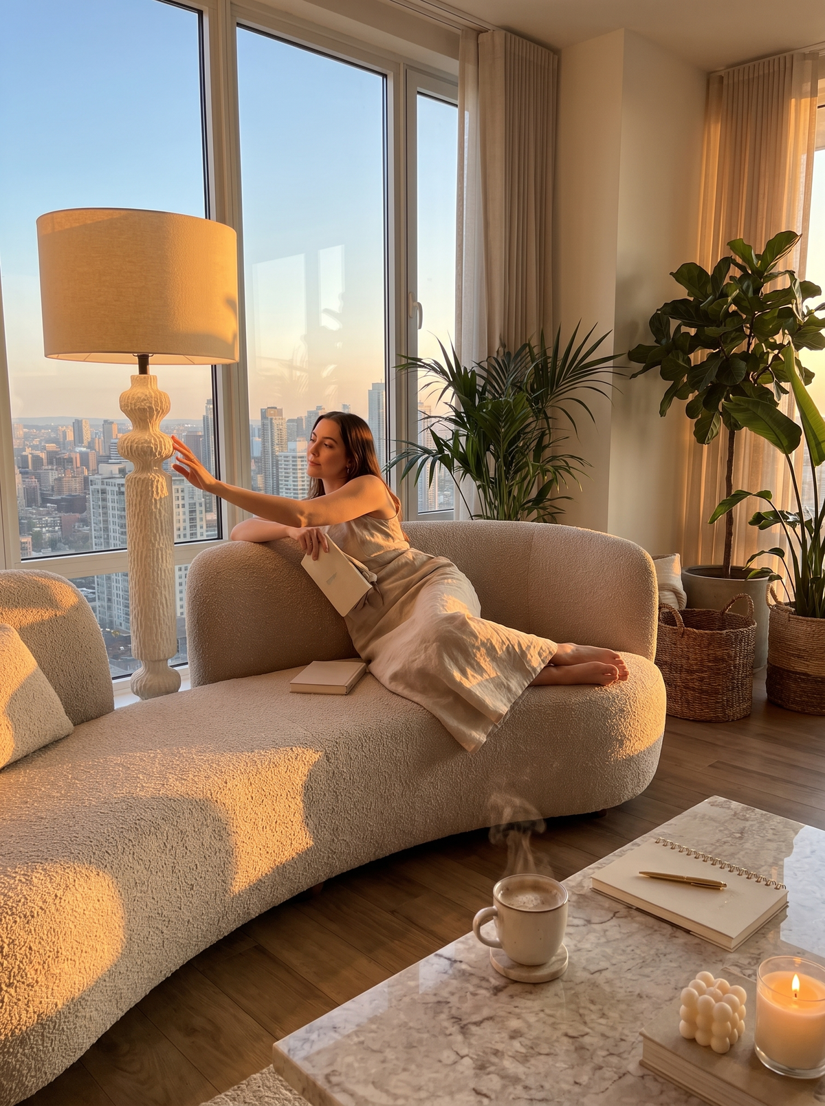 Maltignano boho floor lamp lifestyle 1