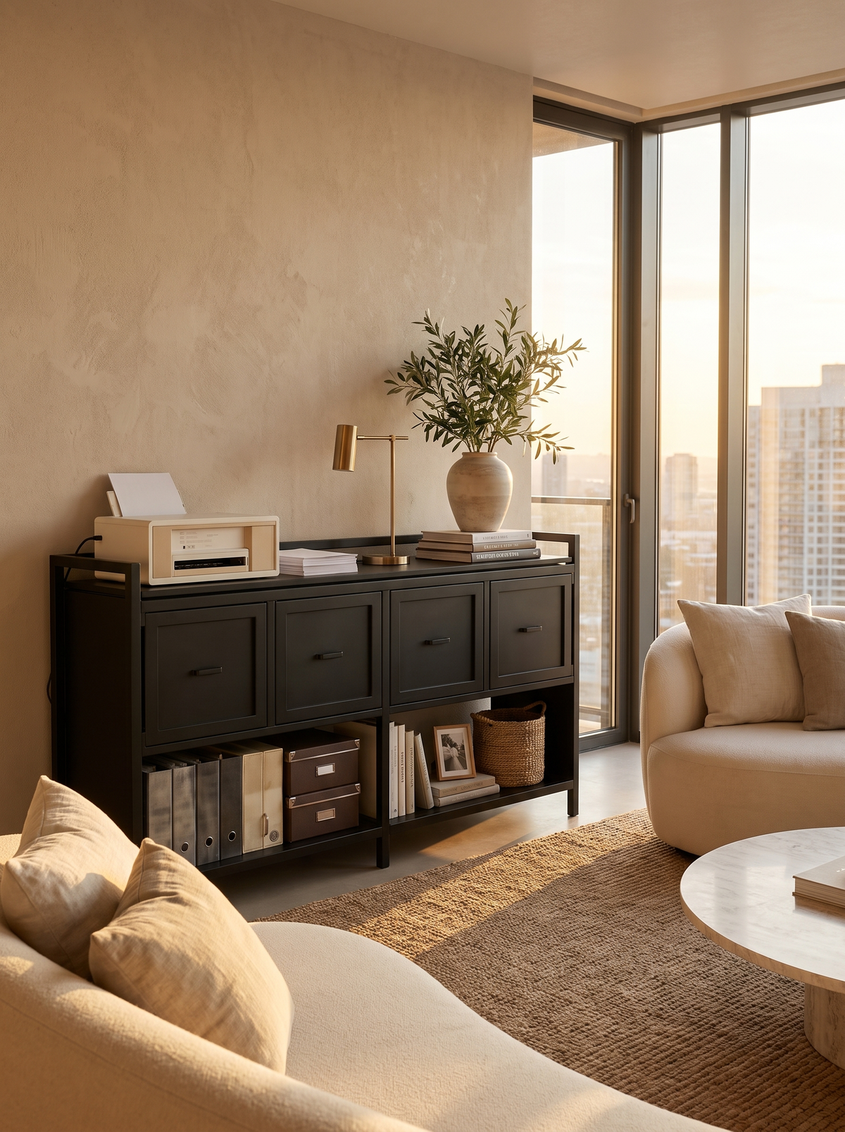 43 inch cabinet with outlets lifestyle 3
