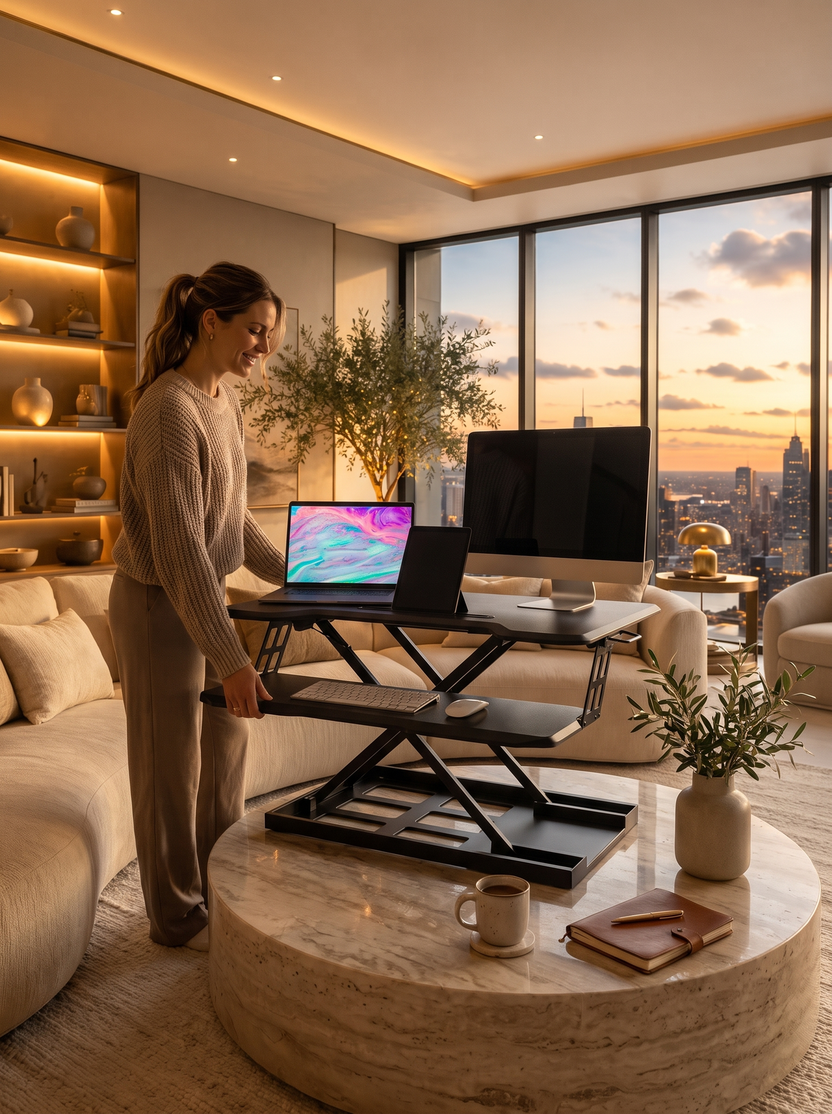 Lift with a gentle push lifestyle image