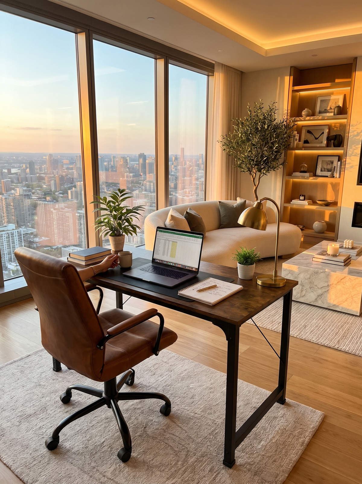 A complete office, one purchase lifestyle image