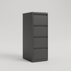 Four drawer vertical locking filing cabinet, studio product shot