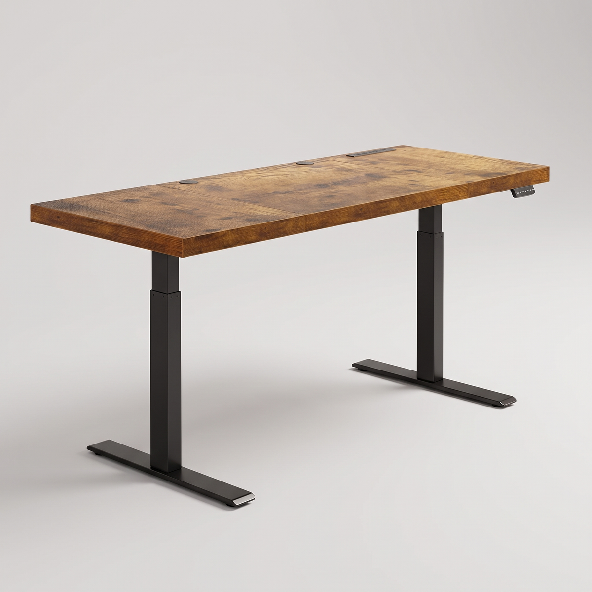 71 inch electric standing desk, studio product shot